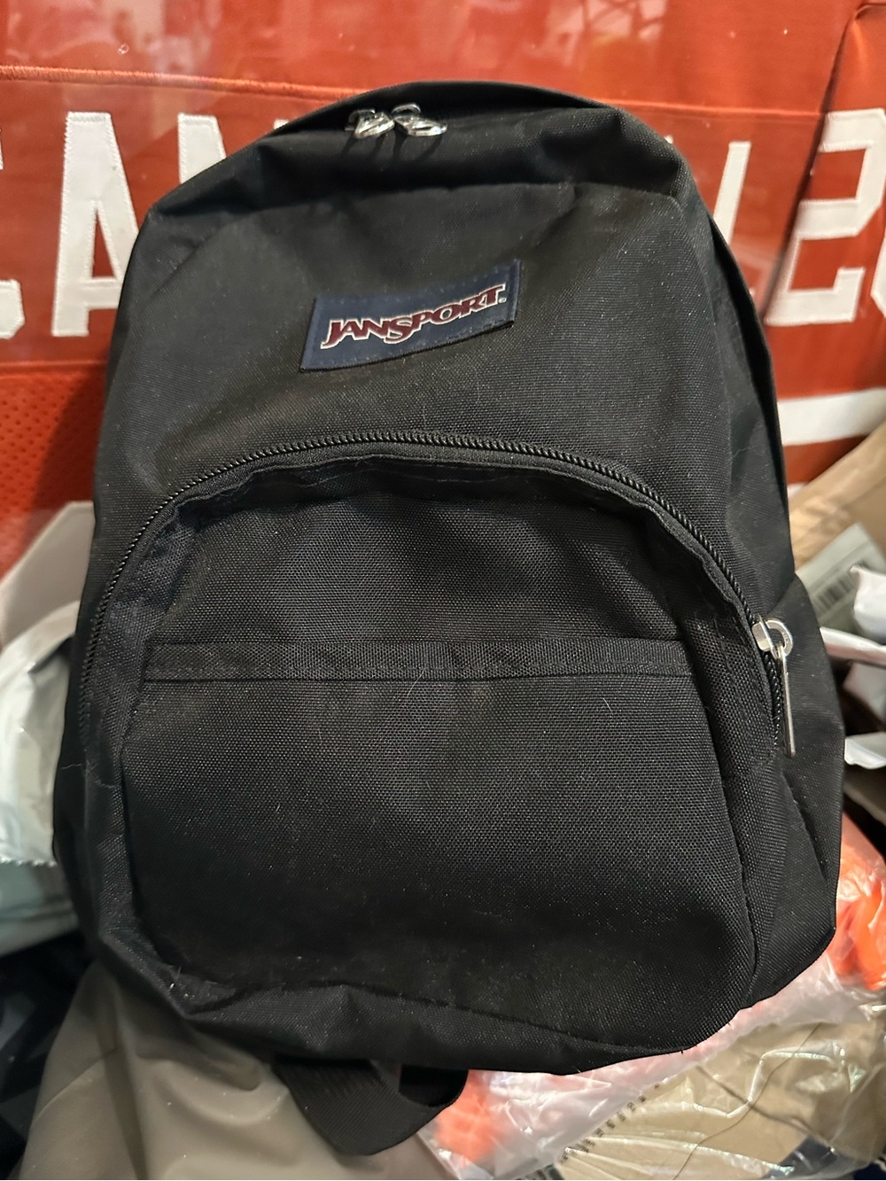 JanSport Half Pint Black Mini Backpack JS00TDH6